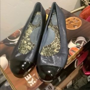 Softwalk Navy Blue Flats